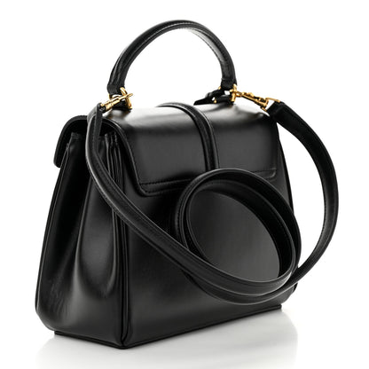 Celine Satinated Calfskin Mini 16 Top Handle Bag Black 3 of 12