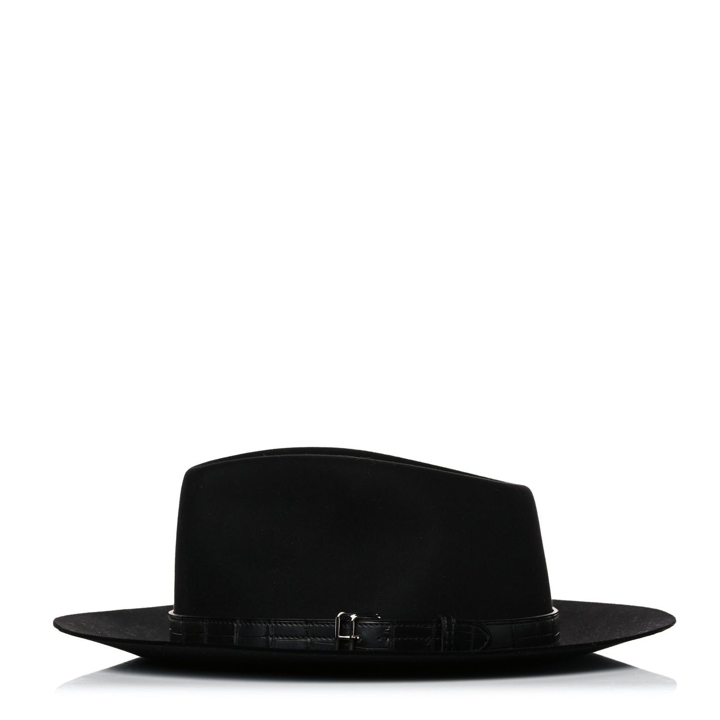 Felt Alligator Mens Barnabe Hat 57 Black
