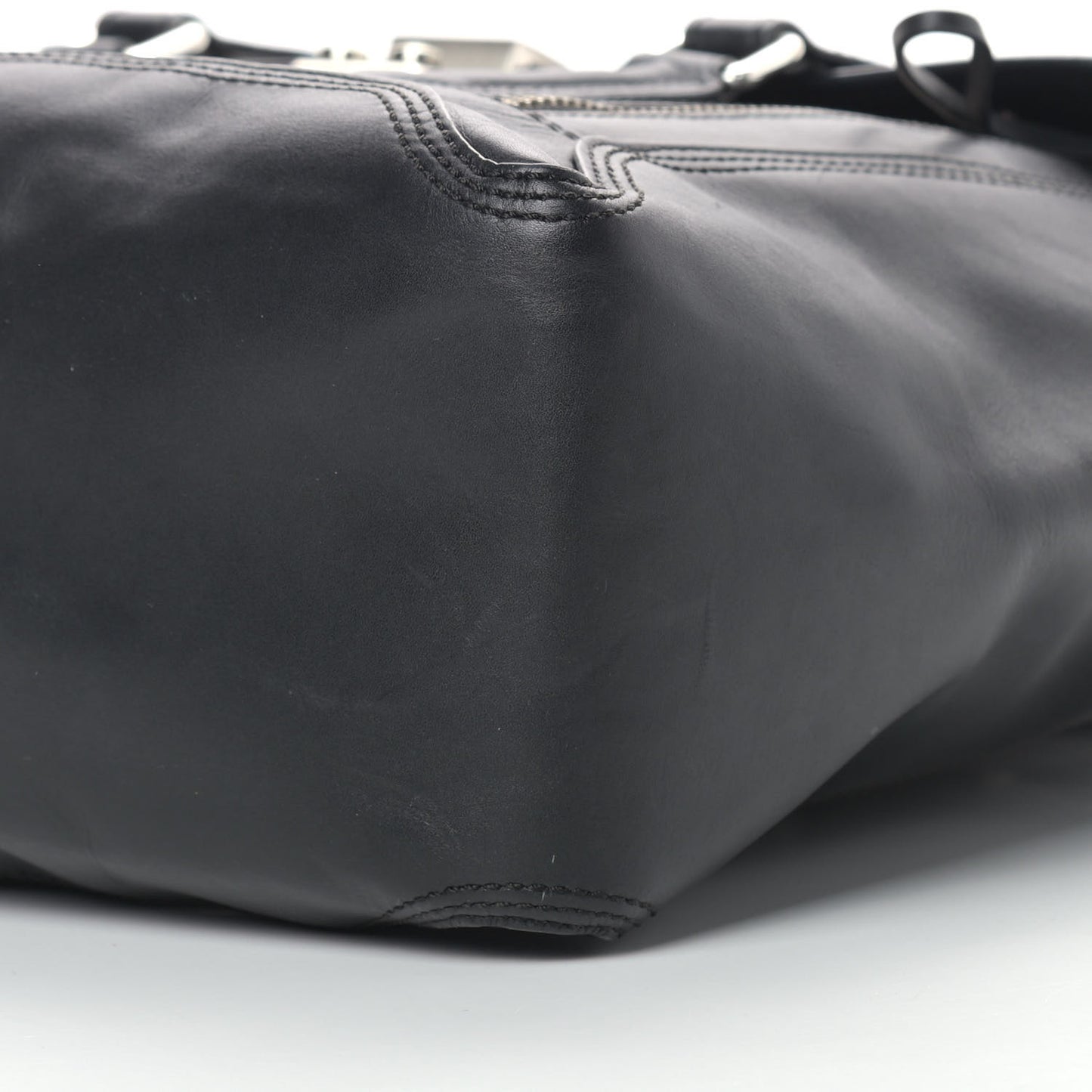 Smooth Calfskin Large Pashli Satchel Black