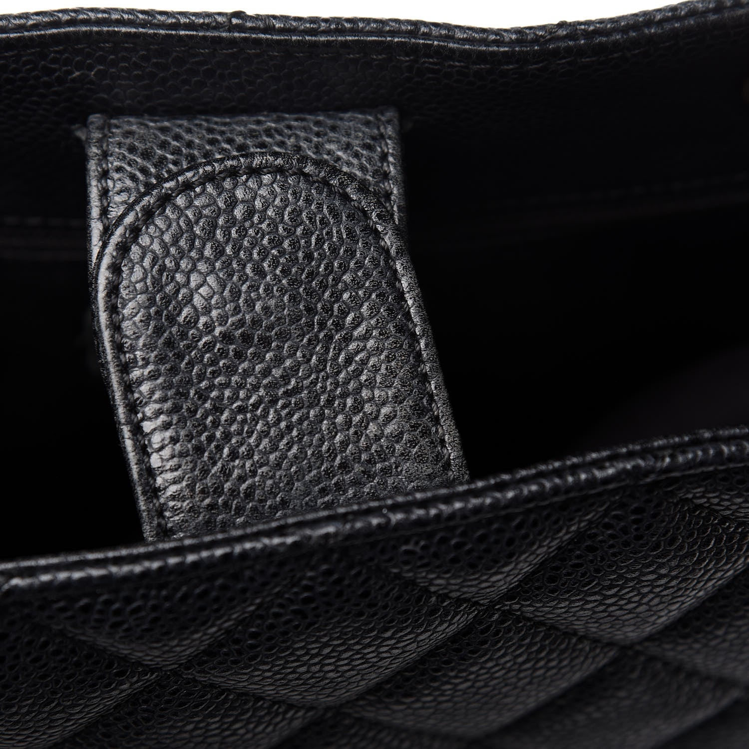 Chanel Caviar Quilted Petit Shopping Tote PST Black 10 of 10