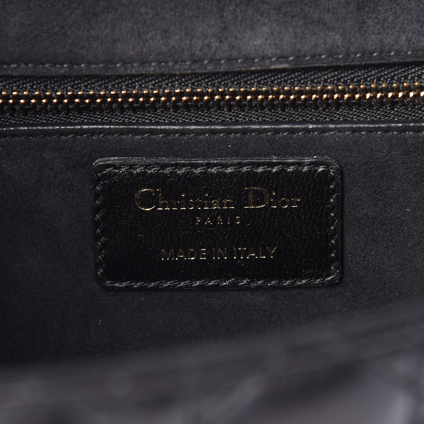 Lambskin Cannage Large Dioraddict Flap Bag Black