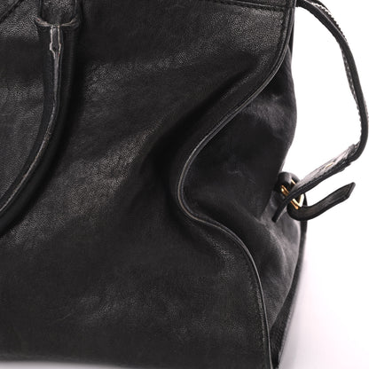 Saint Laurent Sheepskin Medium Cabas ChYc Black 24 of 26