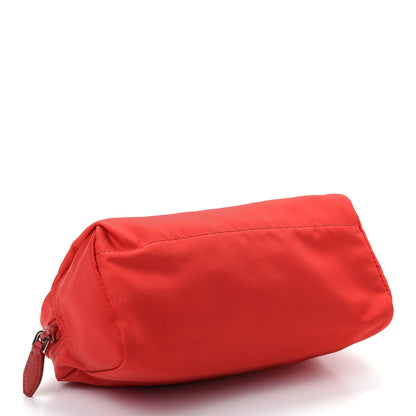 Prada Tessuto Nylon Vela Cosmetic Pouch Rosso 4 of 8