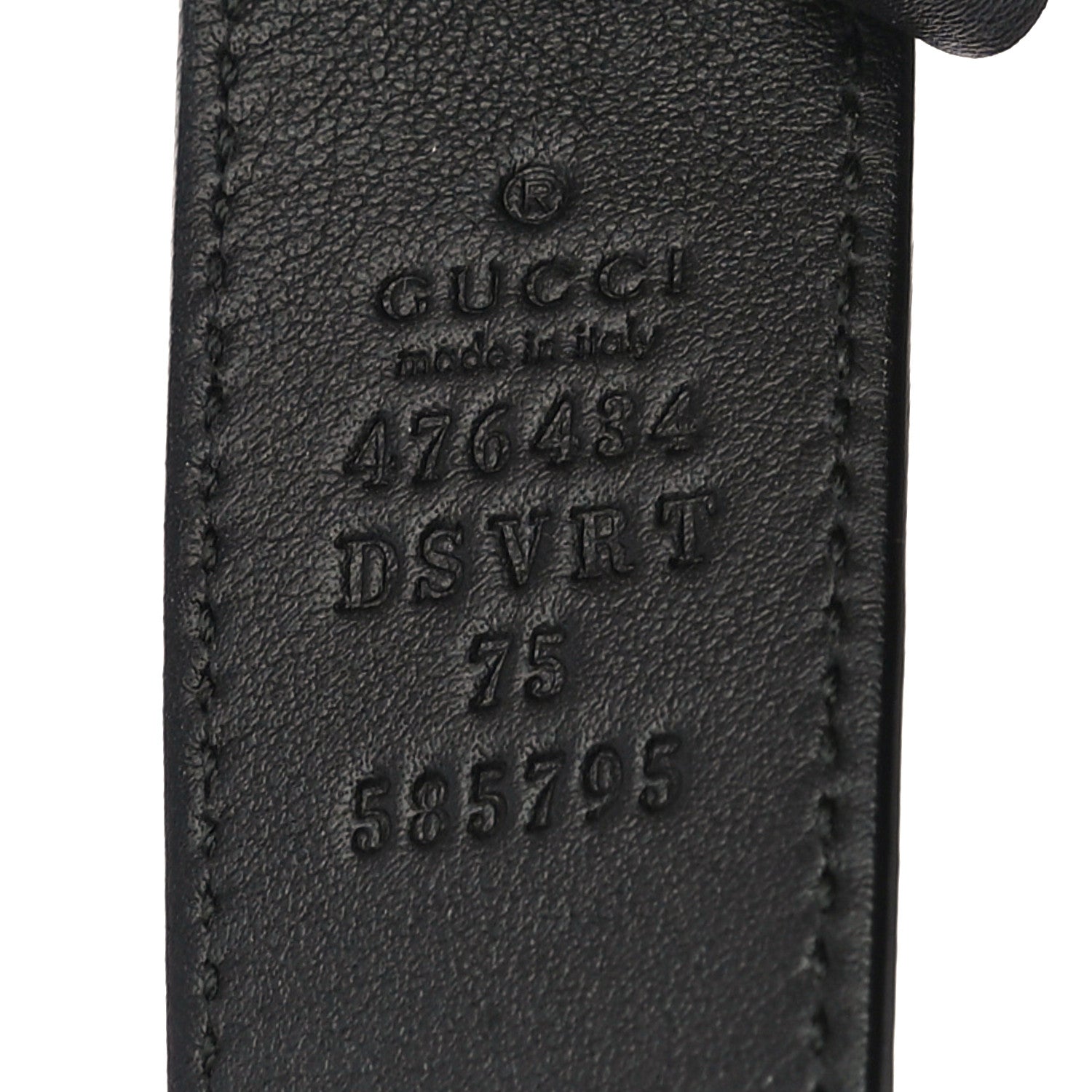 Gucci Calfskin Matelasse GG Marmont Belt Bag 75 30 Black 9 of 12