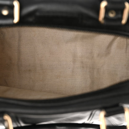 Gucci Calfskin Microguccissima Trim Medium Boston Black 5 of 16