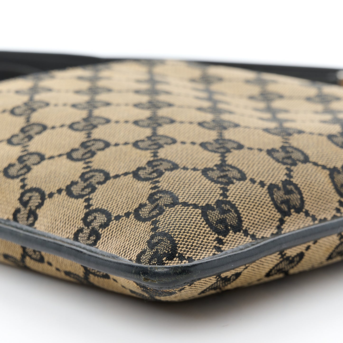 Monogram Messenger Crossbody Bag Dark Brown