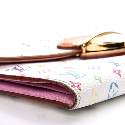Louis Vuitton Monogram Multicolor Eugenie Wallet White Litchi 7 of 11
