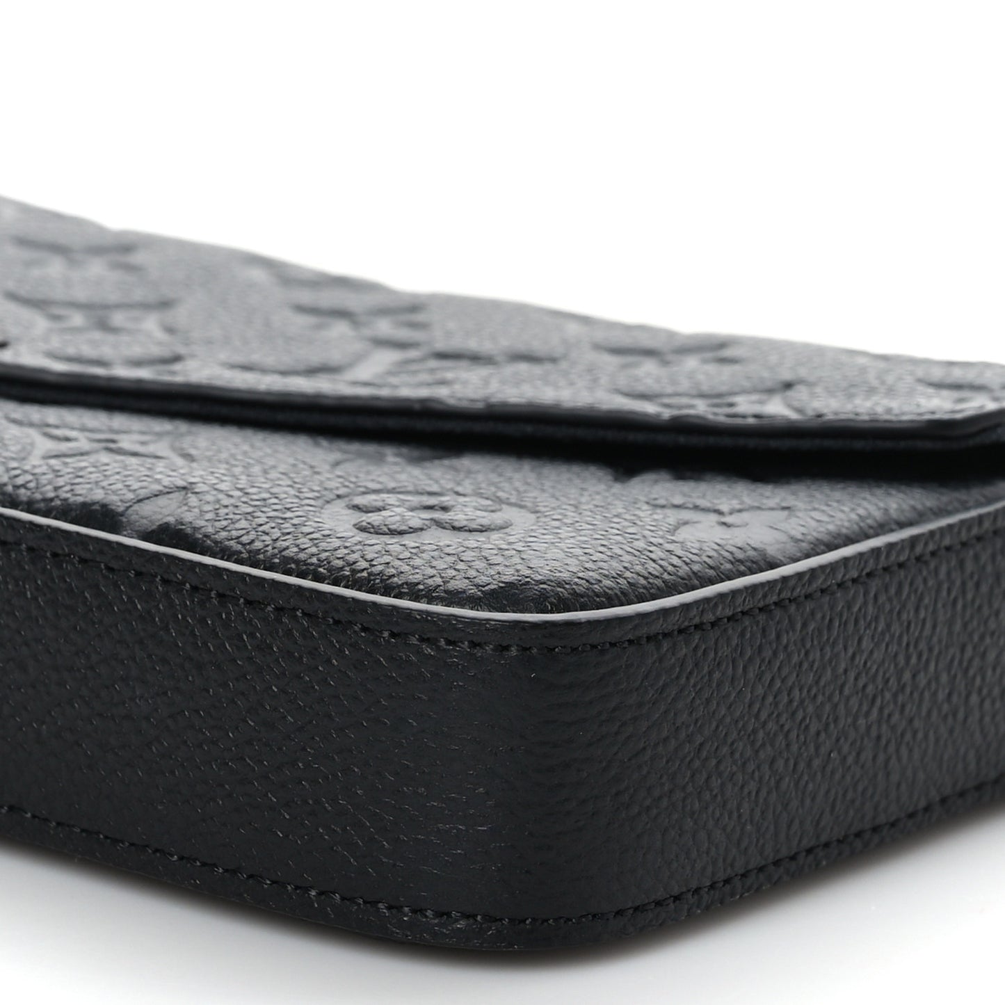 Empreinte Pochette Felicie Chain Wallet Black