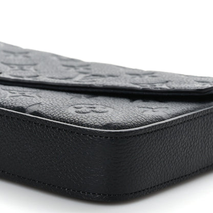 Louis Vuitton Empreinte Pochette Felicie Chain Wallet Black 9 of 9