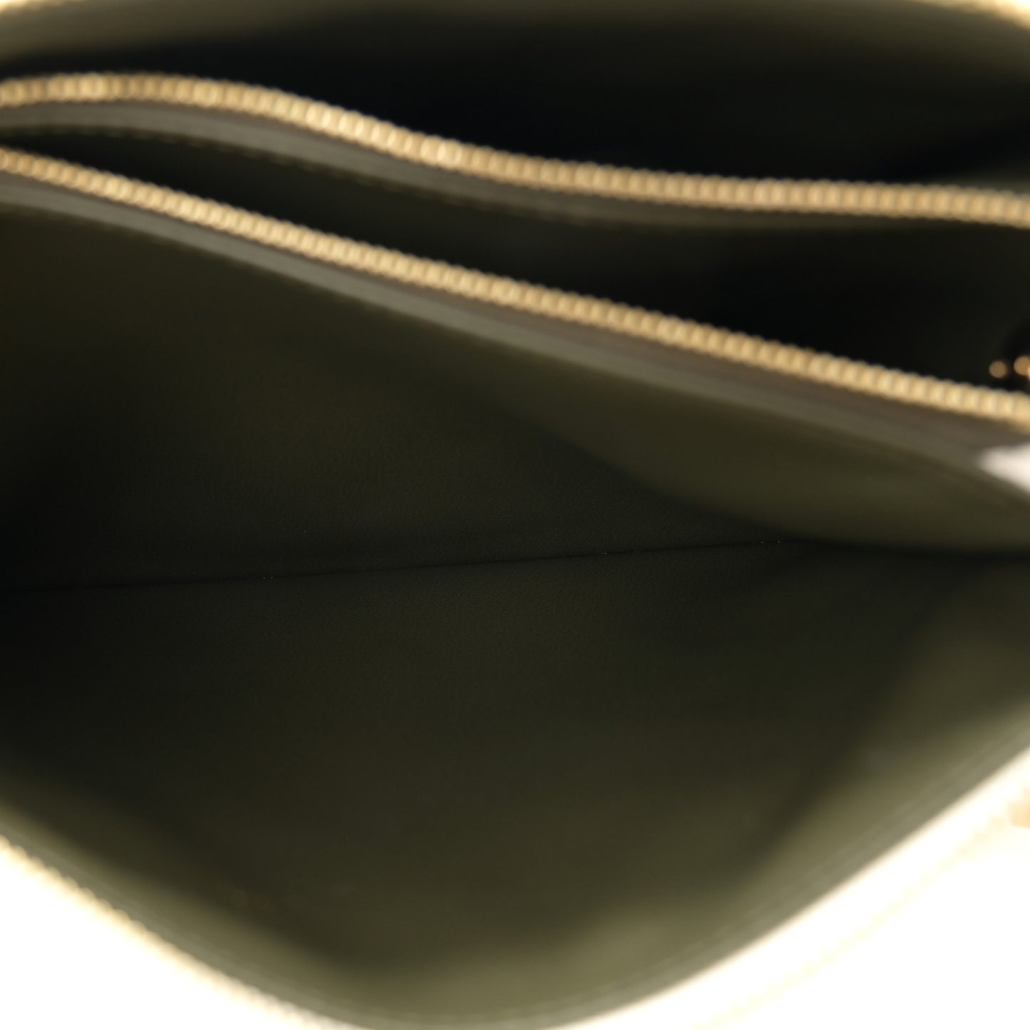 Lambskin Embossed Monogram Coussin PM Cream