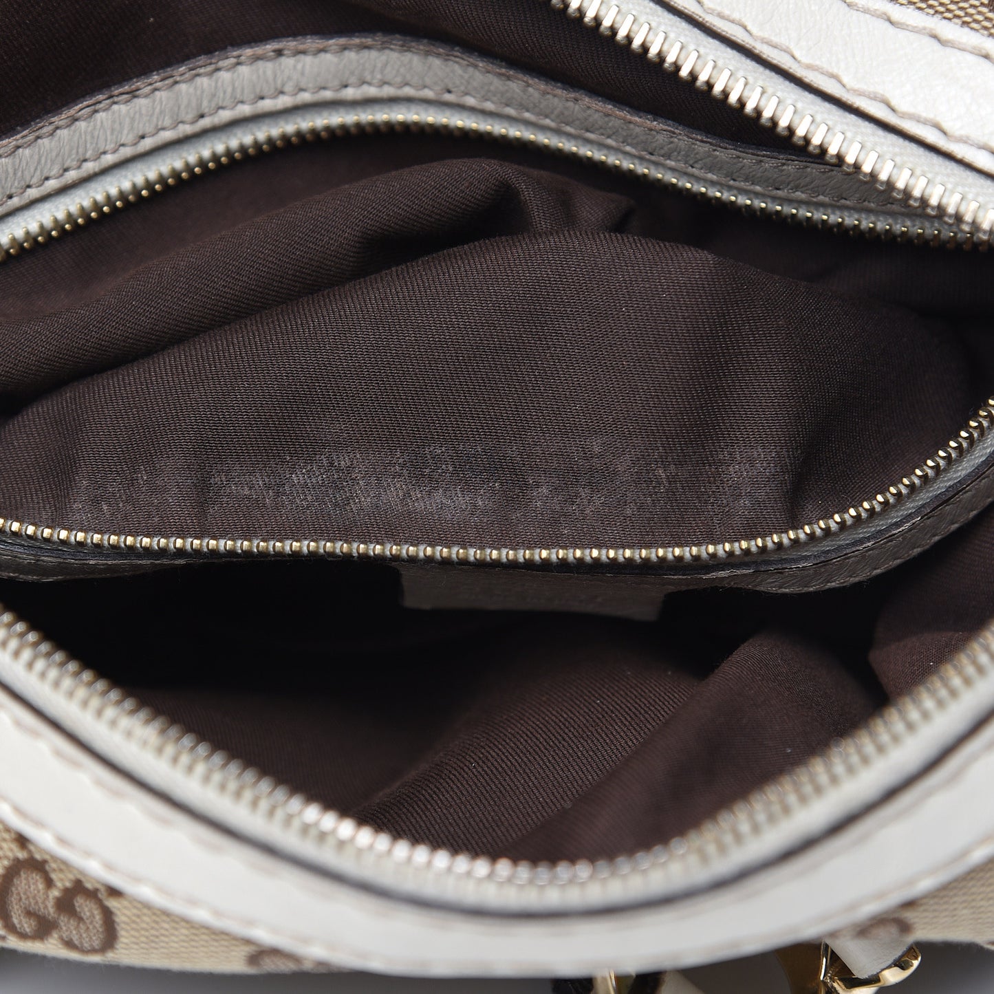 Monogram Equestrian Horseshoe Bowler White