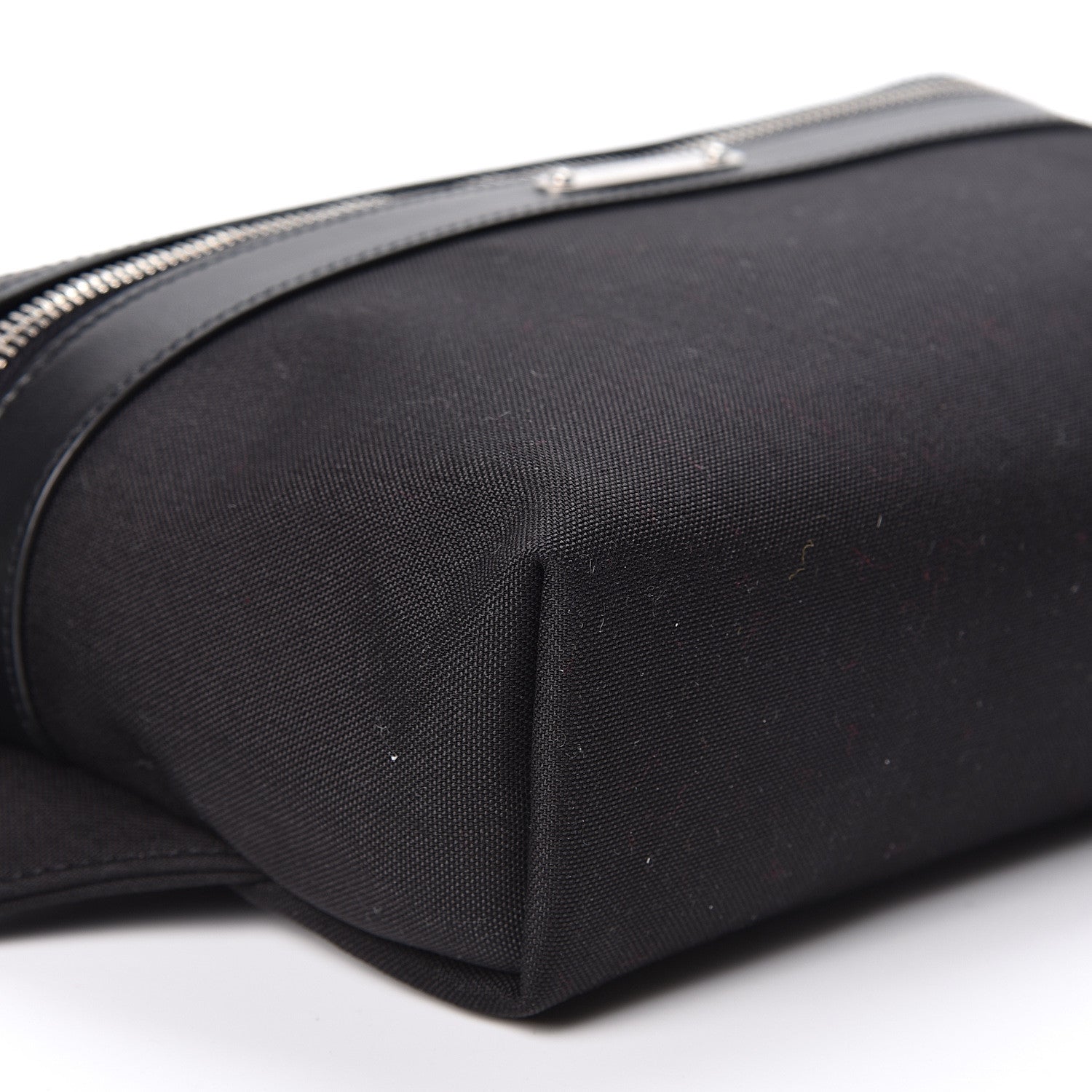 Saint Laurent Canvas Calfskin City Belt Bag Black 7 of 8