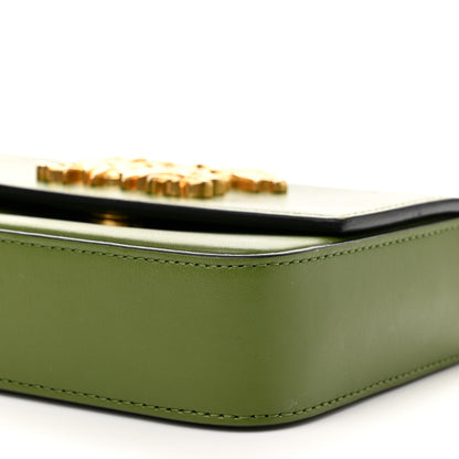 Valentino Garavani Calfskin Maison Gryphons Chain Shoulder Bag Green 8 of 11
