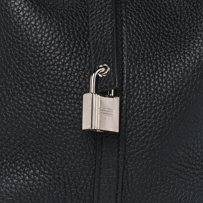 Hermes Taurillon Clemence Picotin Lock 22 MM Black 11 of 13