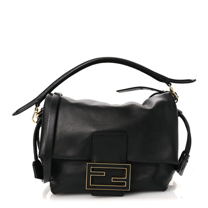 Fendi Shiny Nappa Small Mamma Baguette Black 1 of 11