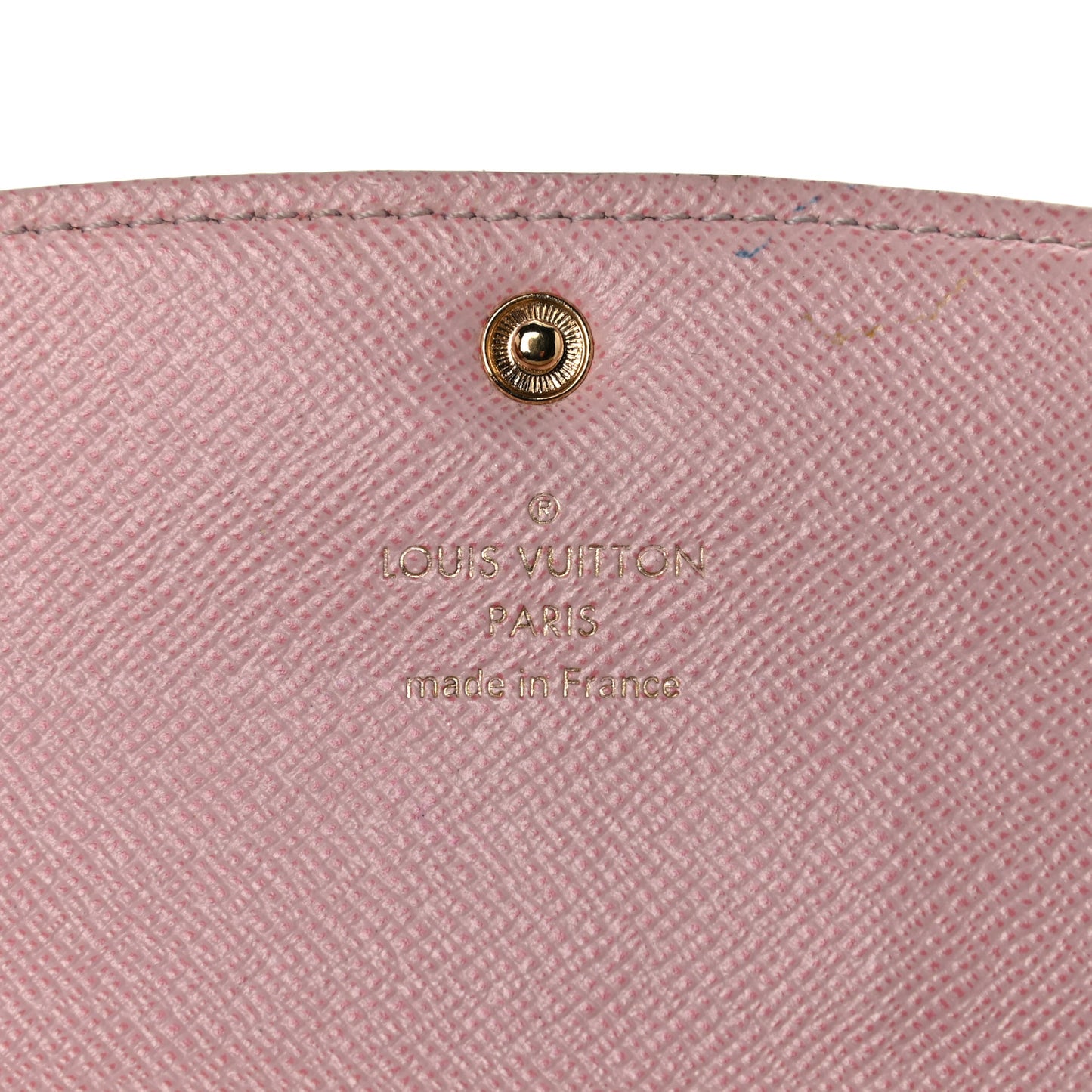 Damier Azur Emilie Wallet Rose Ballerine