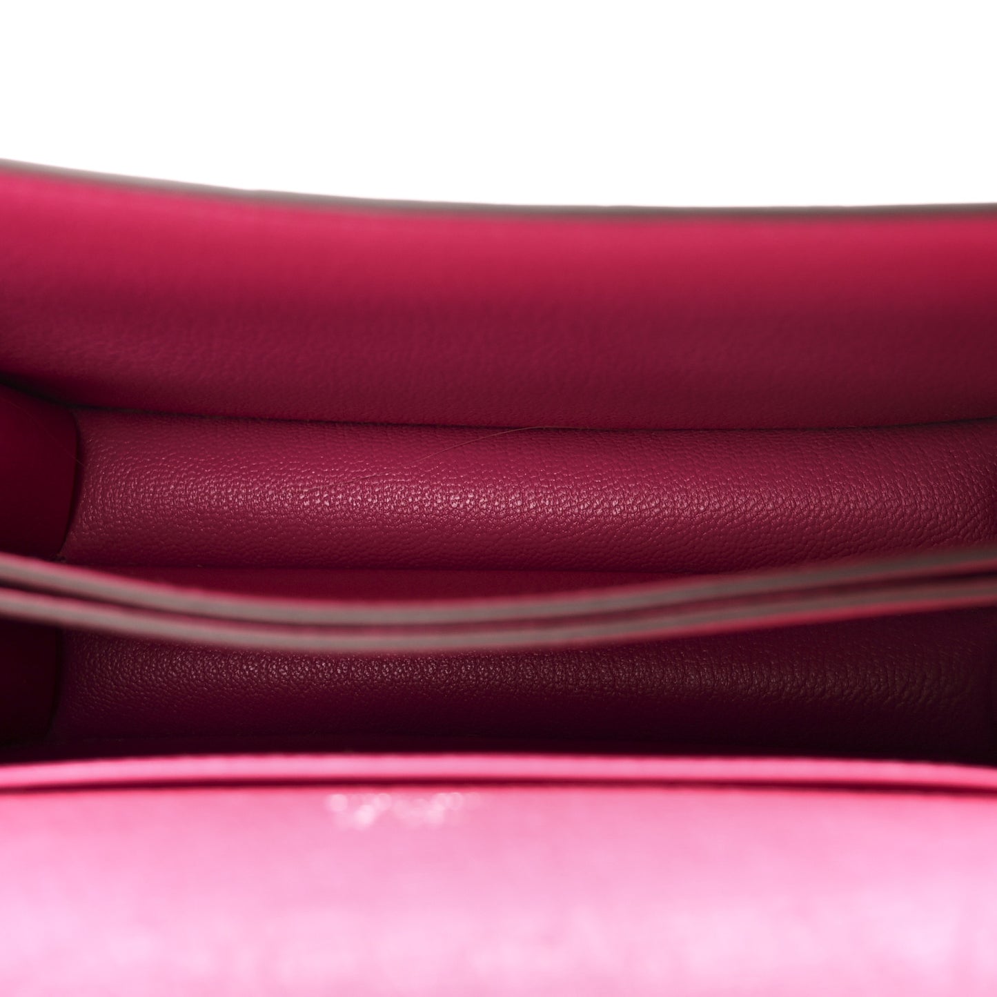 Ostrich Mini Sac Roulis Rose Tyrien