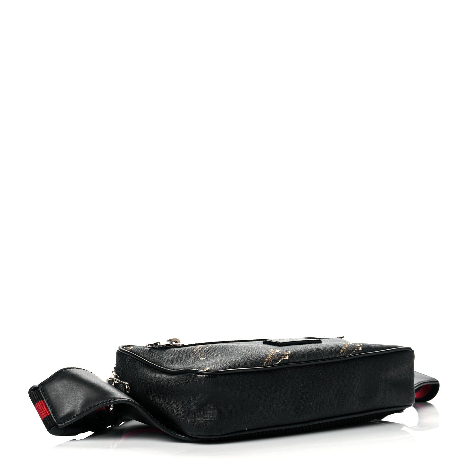 Gucci Soft GG Supreme Monogram Tigers Belt Bag Black Multicolor 3 of 11