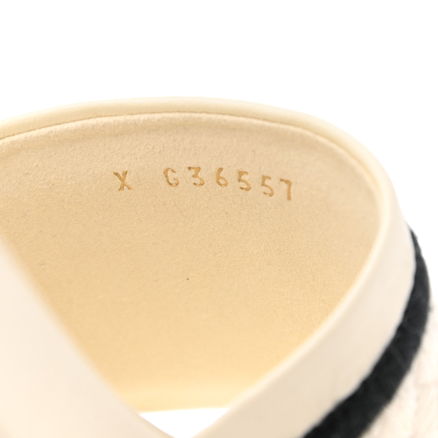 Chanel Lambskin Embroidered Logo Mules 38.5 Ivory Black 8 of 9