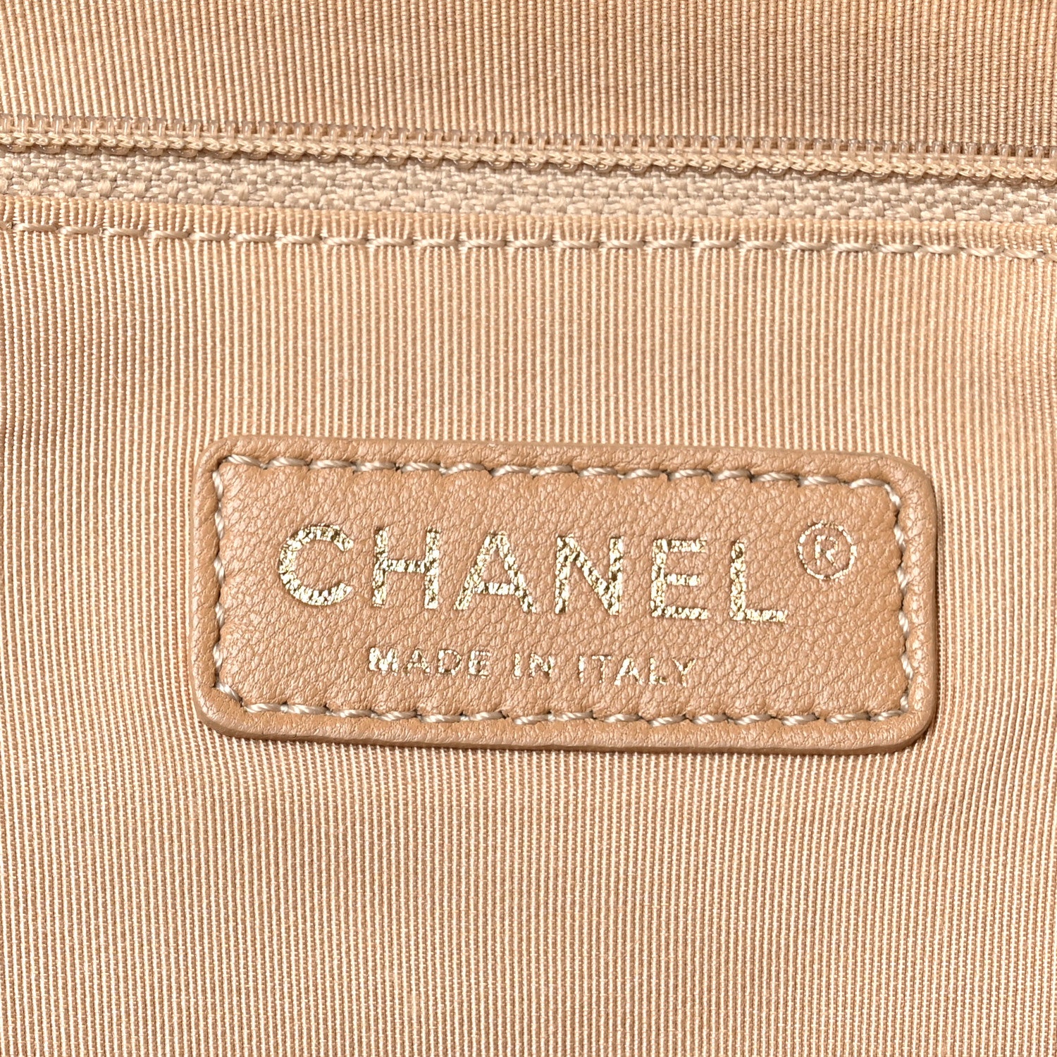Chanel Caviar Wild Stitch Tote Beige 7 of 11