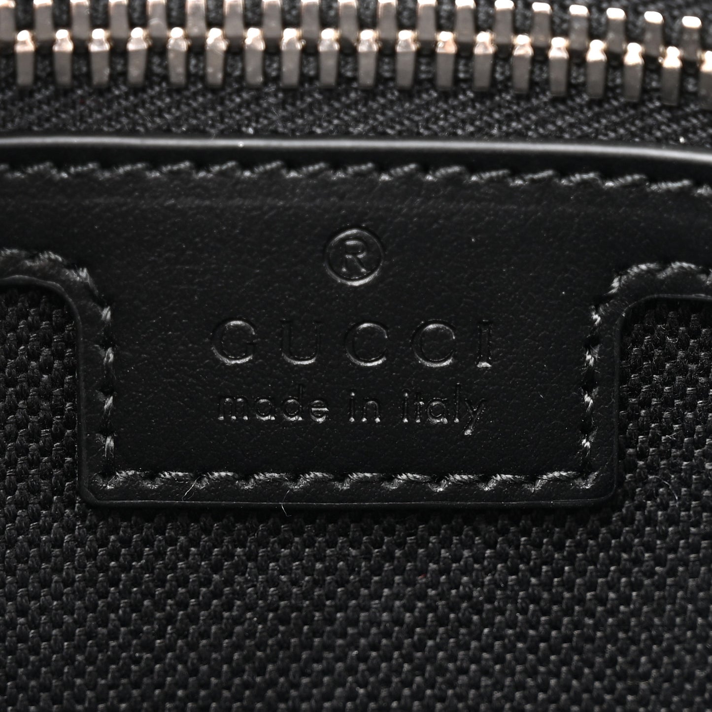 Soft GG Supreme Monogram Web Belt Bag Black Grey