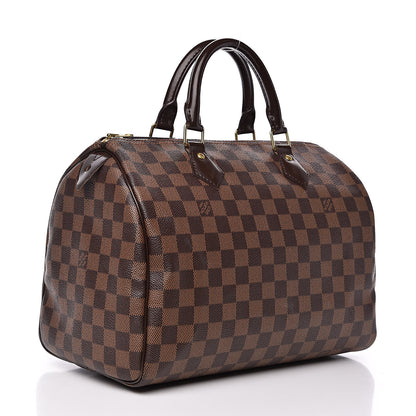 Louis Vuitton Damier Ebene Speedy 30 3 of 15