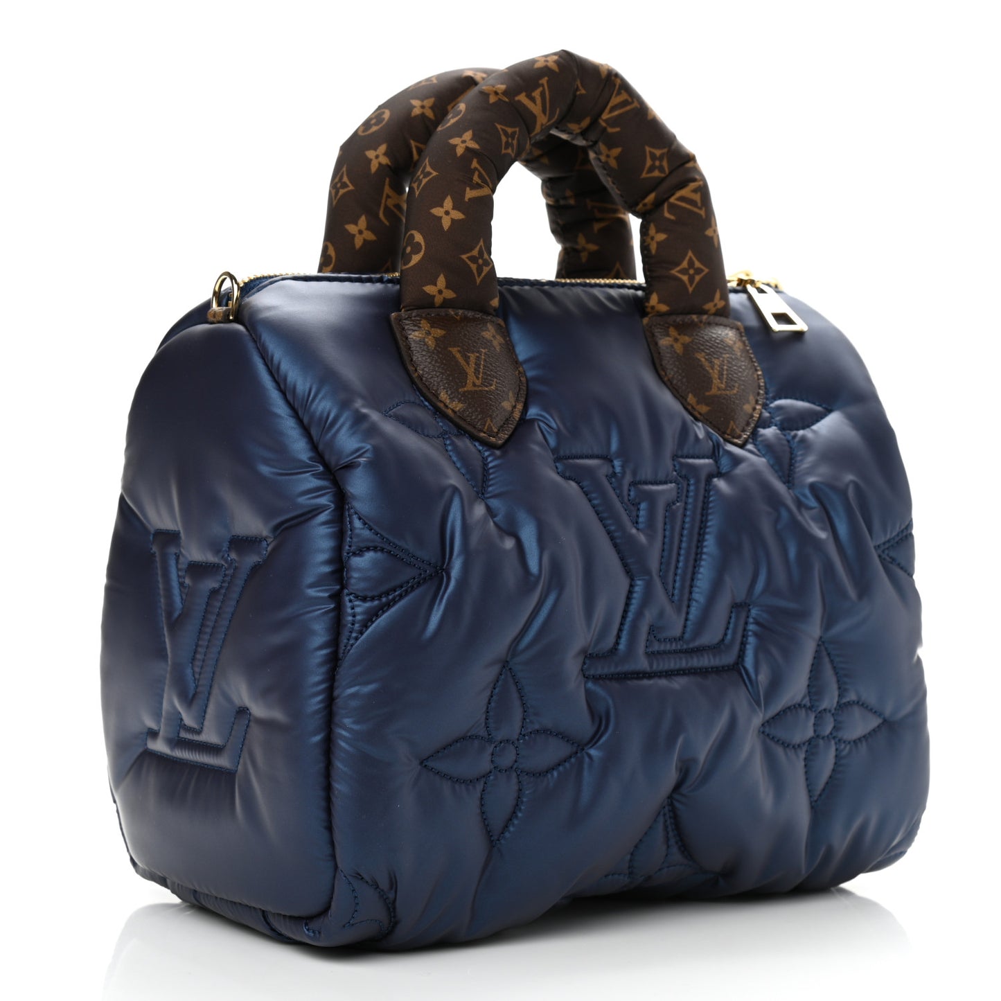 Econyl Mini Monogram Pillow Speedy Bandouliere 25 Navy