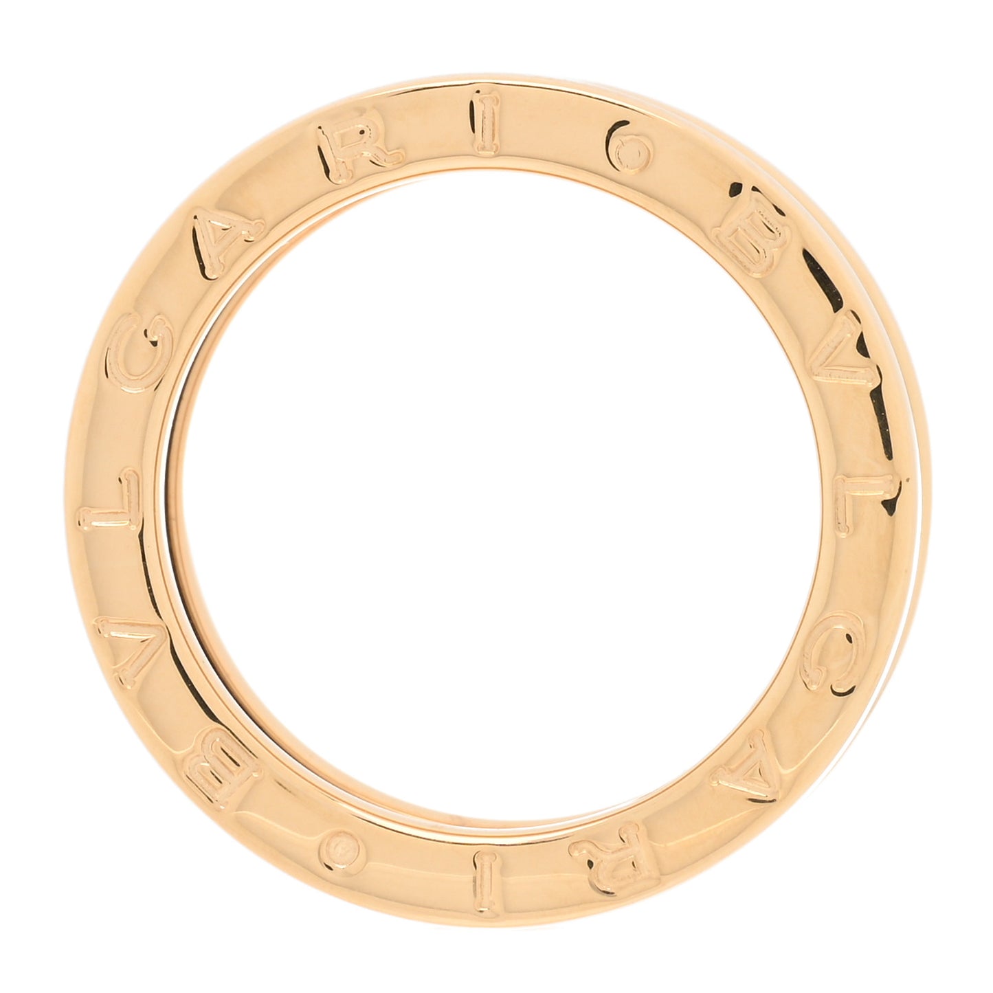 18K Yellow Gold B.Zero1 Two-Band Ring 51 5.75