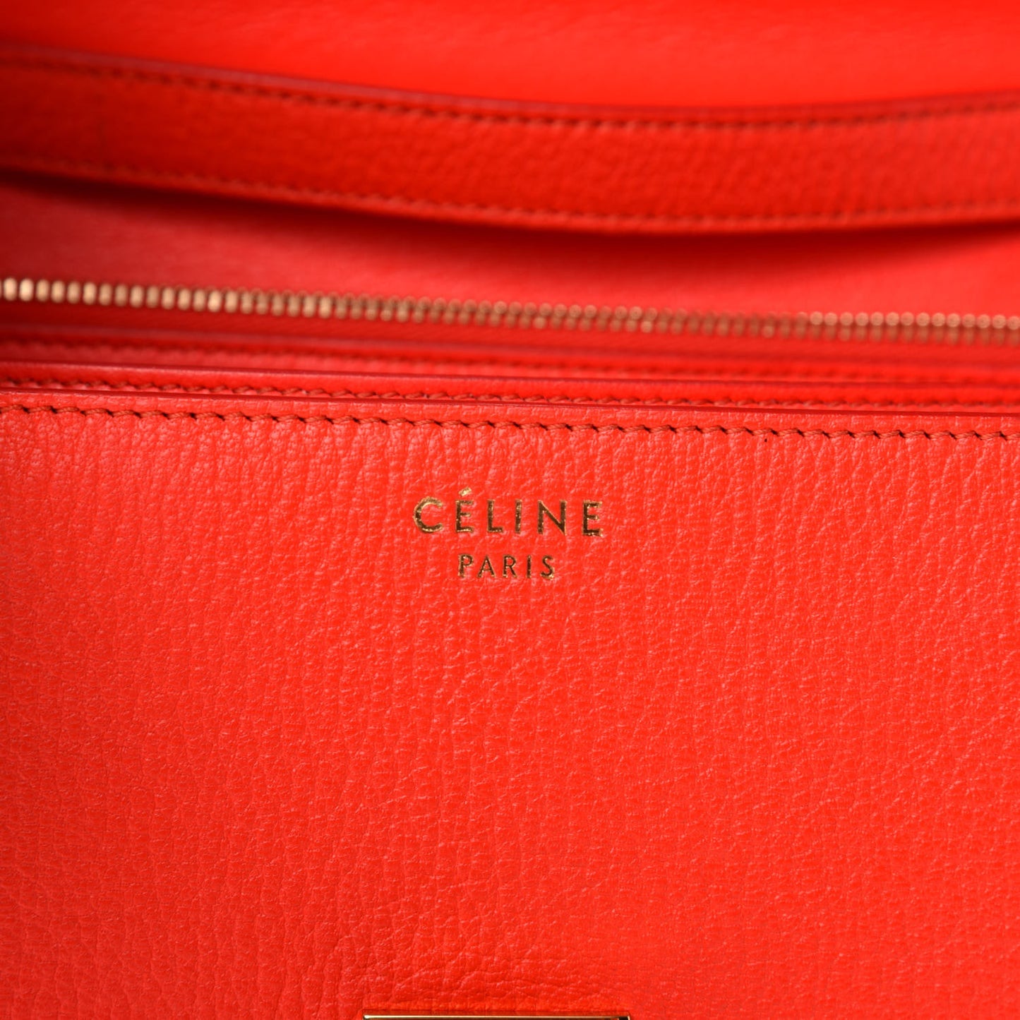 Goatskin Medium Classic Box Flap Bag Alizarin
