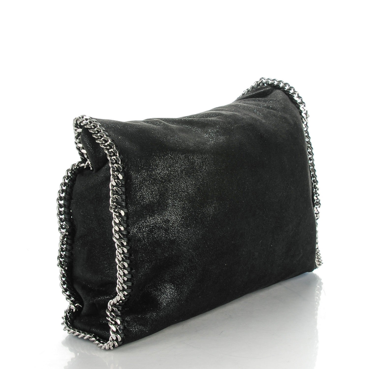 Stella McCartney Shaggy Deer Big Falabella Tote Black 3 of 9