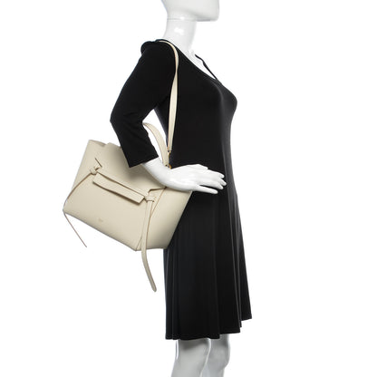 Celine Grained Calfskin Mini Belt Bag White 2 of 12
