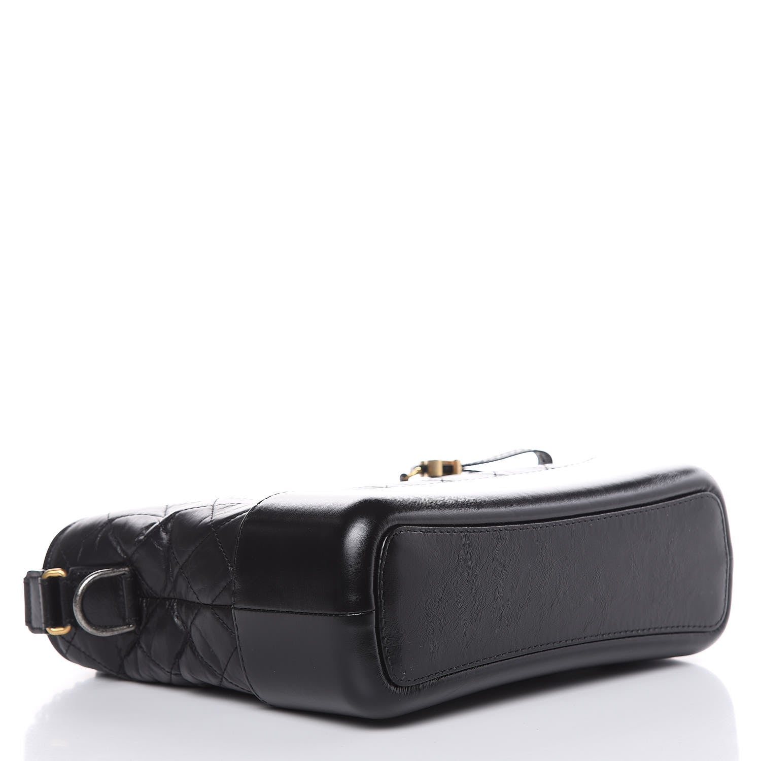 Chanel Aged Calfskin Quilted Medium Gabrielle Hobo Black 4 of 10