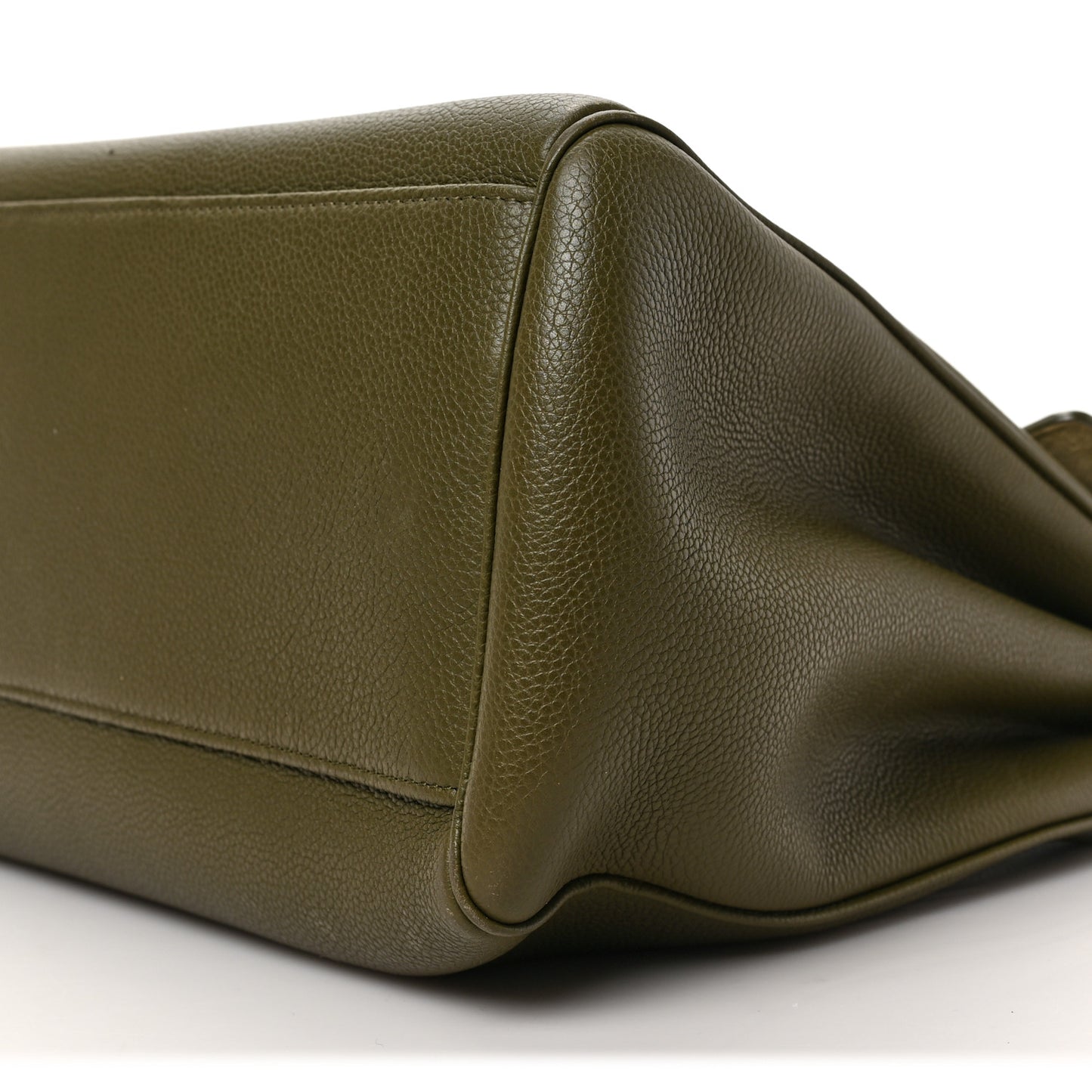 Grained Calfskin Medium Soft 16 Bag Dark Olive