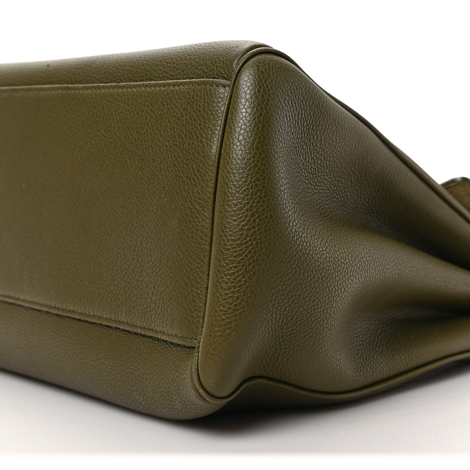 Celine Grained Calfskin Medium Soft 16 Bag Dark Olive 8 of 8