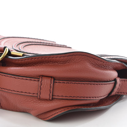 Chloe Calfskin Mini Marcie Round Crossbody Bag Maple Leaf 6 of 9