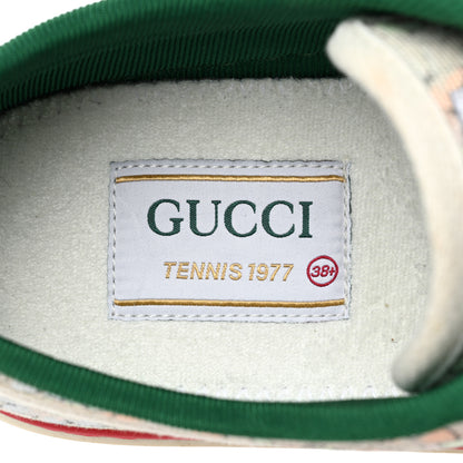Gucci X LIBERTY OF LONDON Canvas Web Tracy Print Womens 1977 Tennis Sneakers 38.5 Mint Peach Mystic White 7 of 7