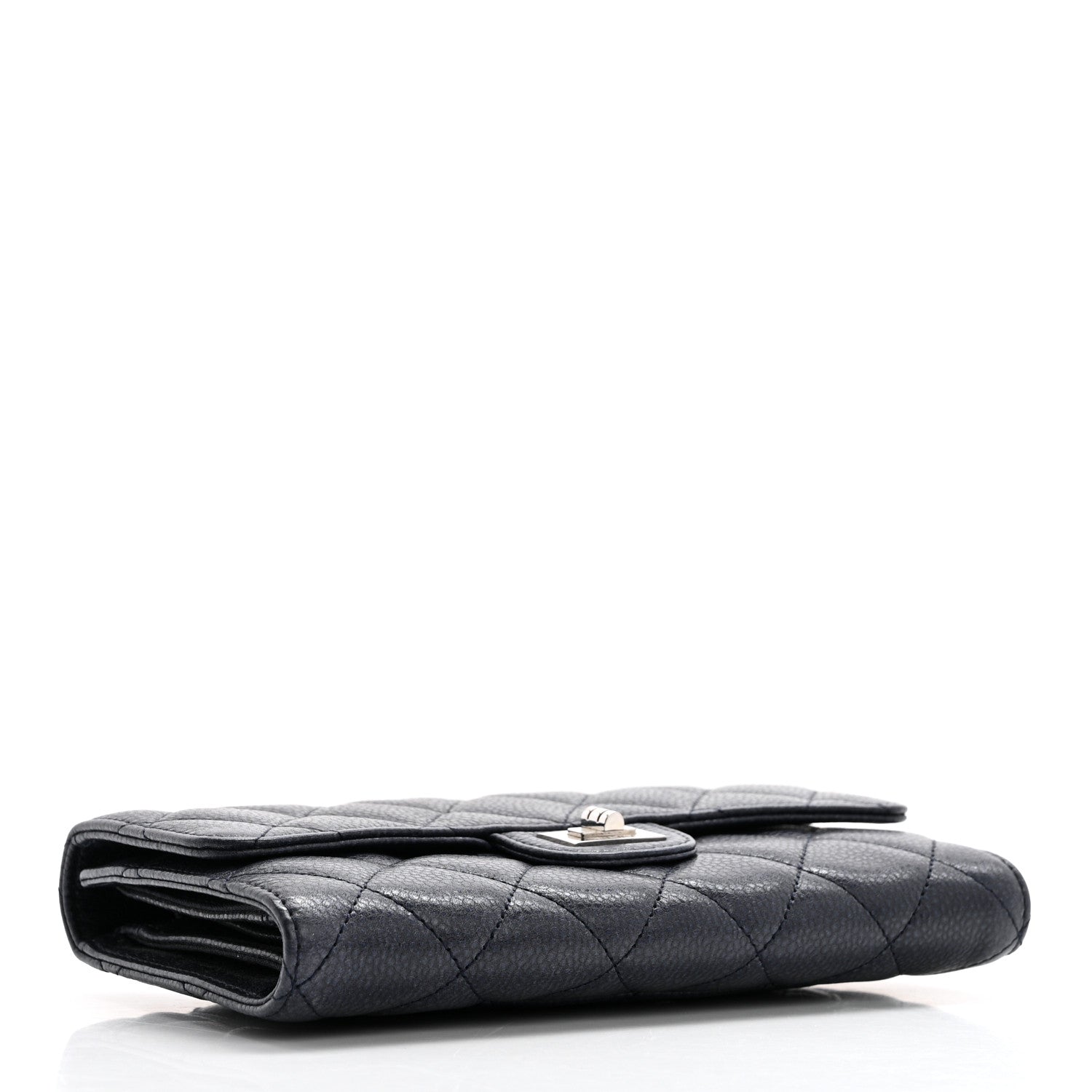 Chanel Caviar Quilted Reissue Long Flap Wallet Navy 4 of 7