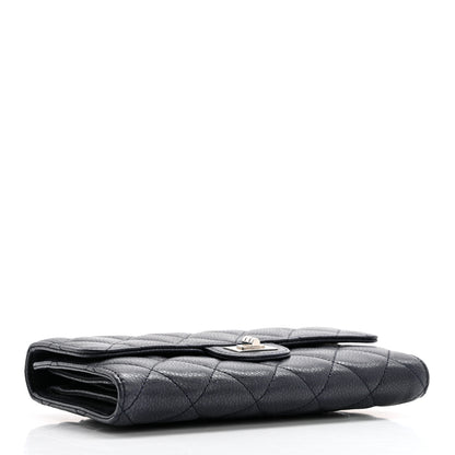 Chanel Caviar Quilted Reissue Long Flap Wallet Navy 4 of 7