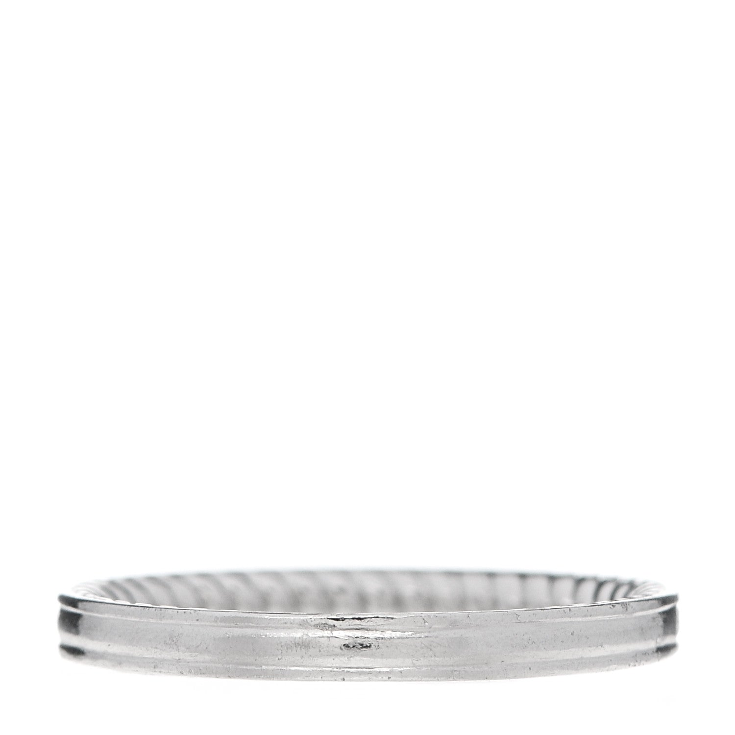 David Yurman Platinum Diamond 2.3mm Eden Partway Wedding Band Ring 52 6 3 of 4