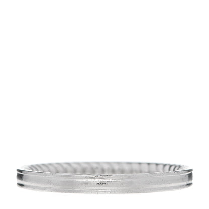 David Yurman Platinum Diamond 2.3mm Eden Partway Wedding Band Ring 52 6 3 of 4