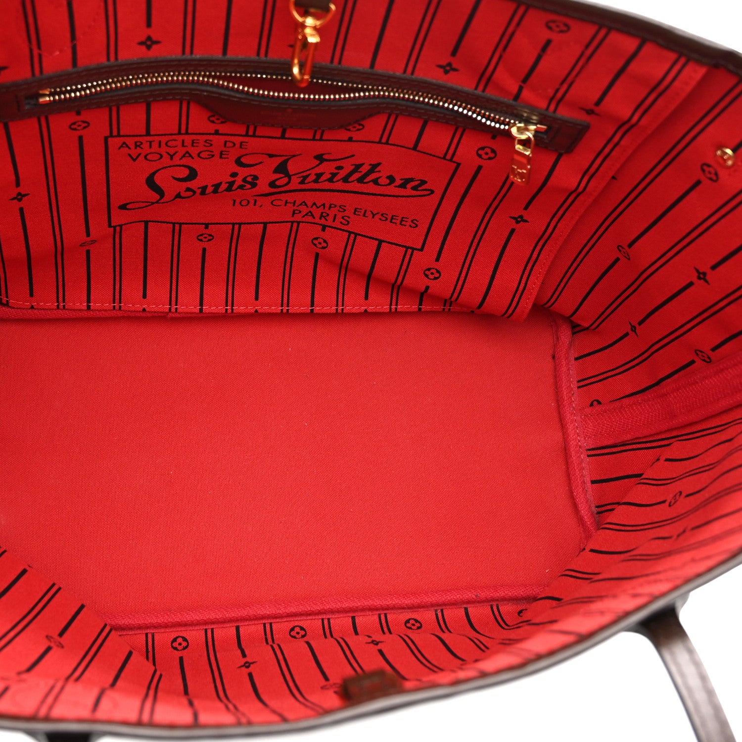 Louis Vuitton Damier Ebene Neverfull MM 6 of 10