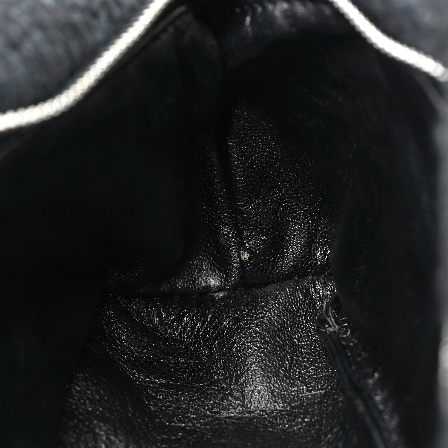 Fendi Wool Pochette Black Blue 11 of 12