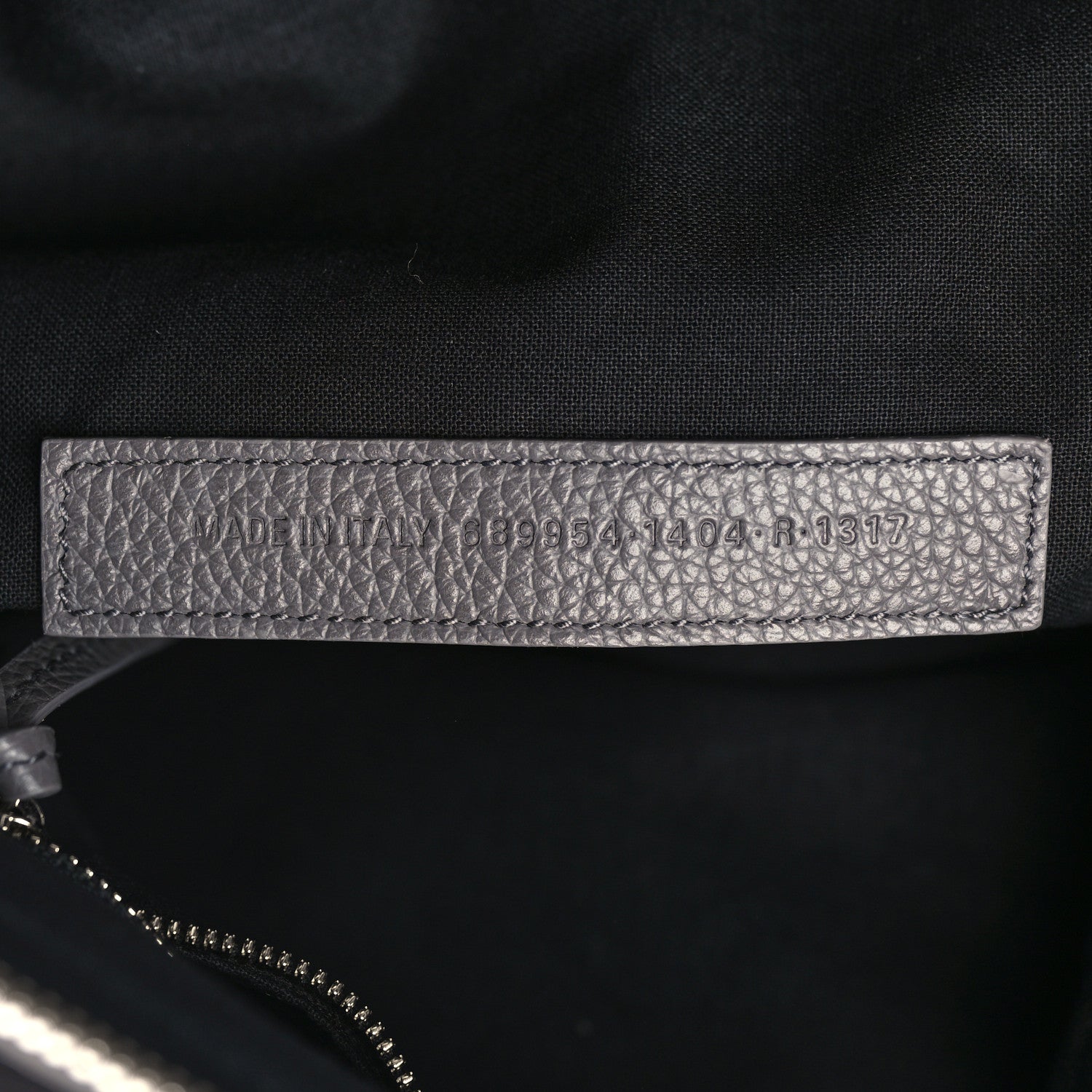 Balenciaga Grained Calfskin Silver Hardware Small Neo Classic Hobo Dark Grey 7 of 9