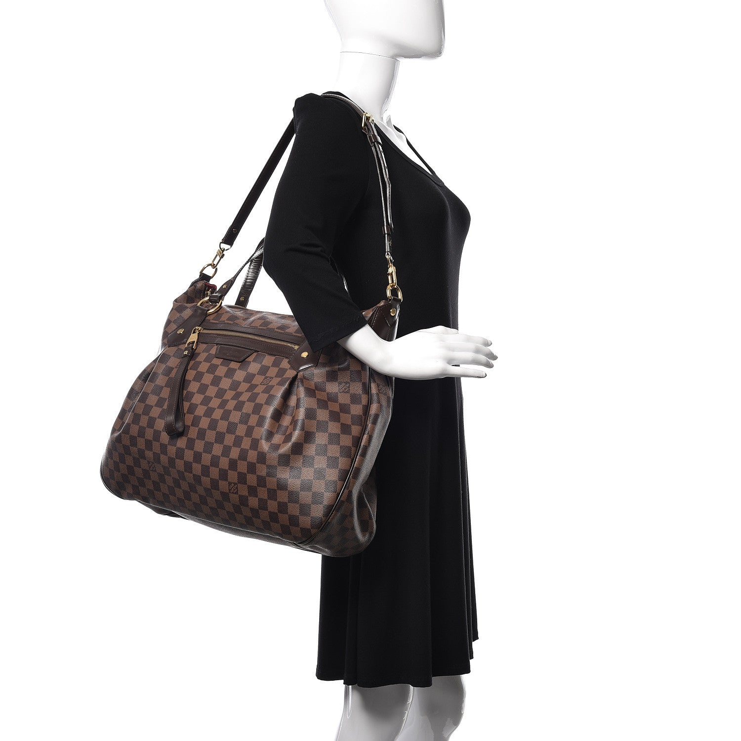 Louis Vuitton Damier Ebene Evora GM 2 of 10