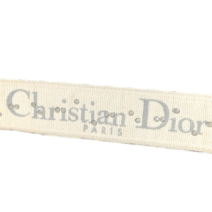 Christian Dior Oblique Studded Shoulder Strap Gris Multicolor 4 of 9