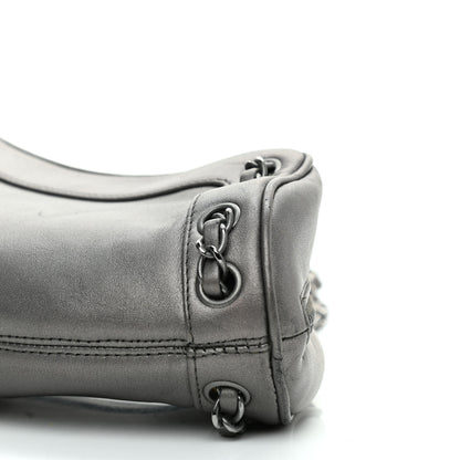 Chanel Metallic Lambskin Tassel Shoulder Bag Silver 9 of 13