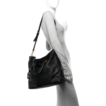Prada Soft Calf Shopping Tote 2 of 12