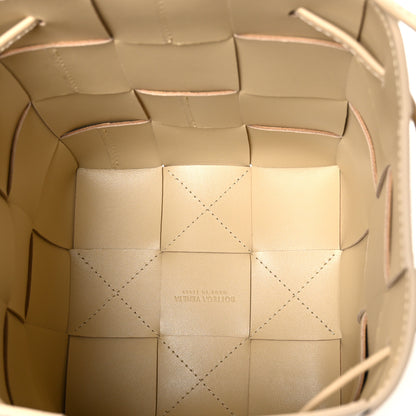 Bottega Veneta Nappa Maxi Intrecciato Cassette Bucket Bag Almond 4 of 8