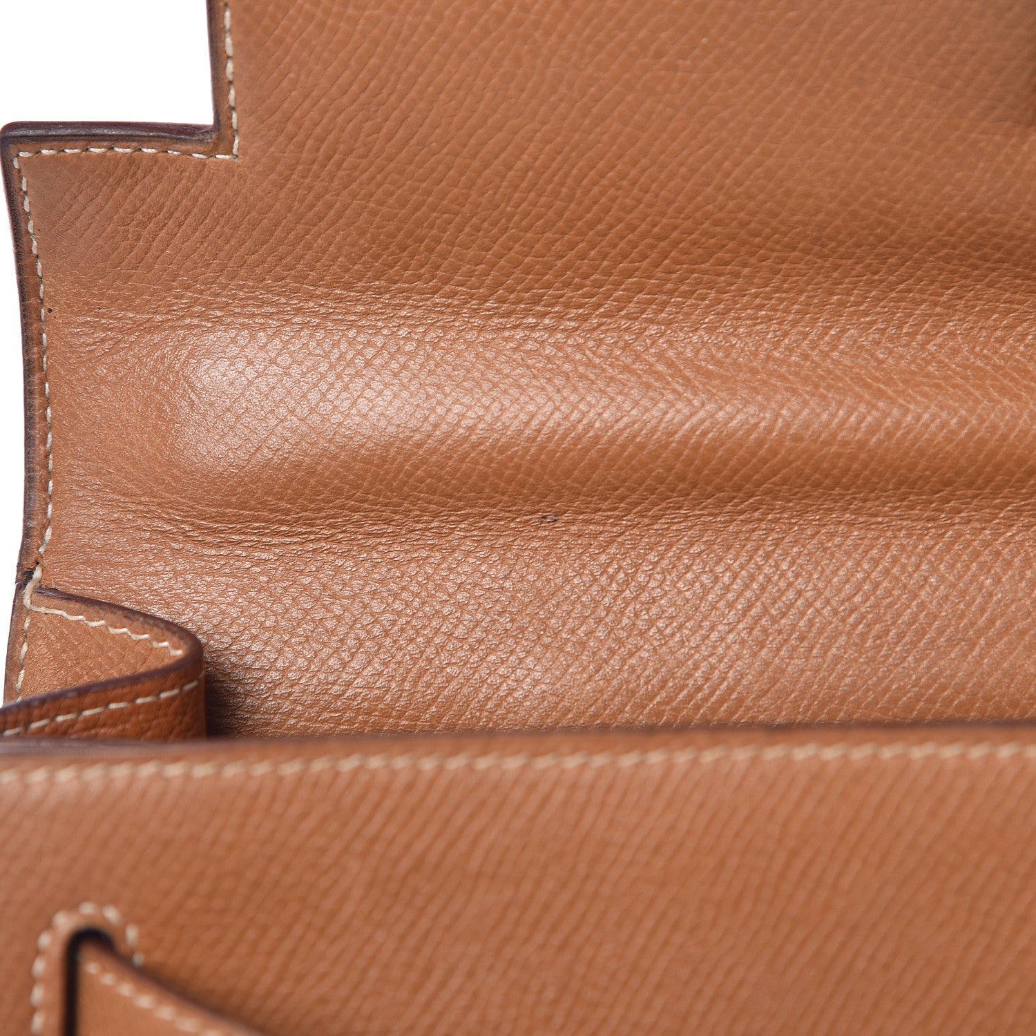 Hermes Courchevel Kelly Sellier 28 Gold 48 of 49