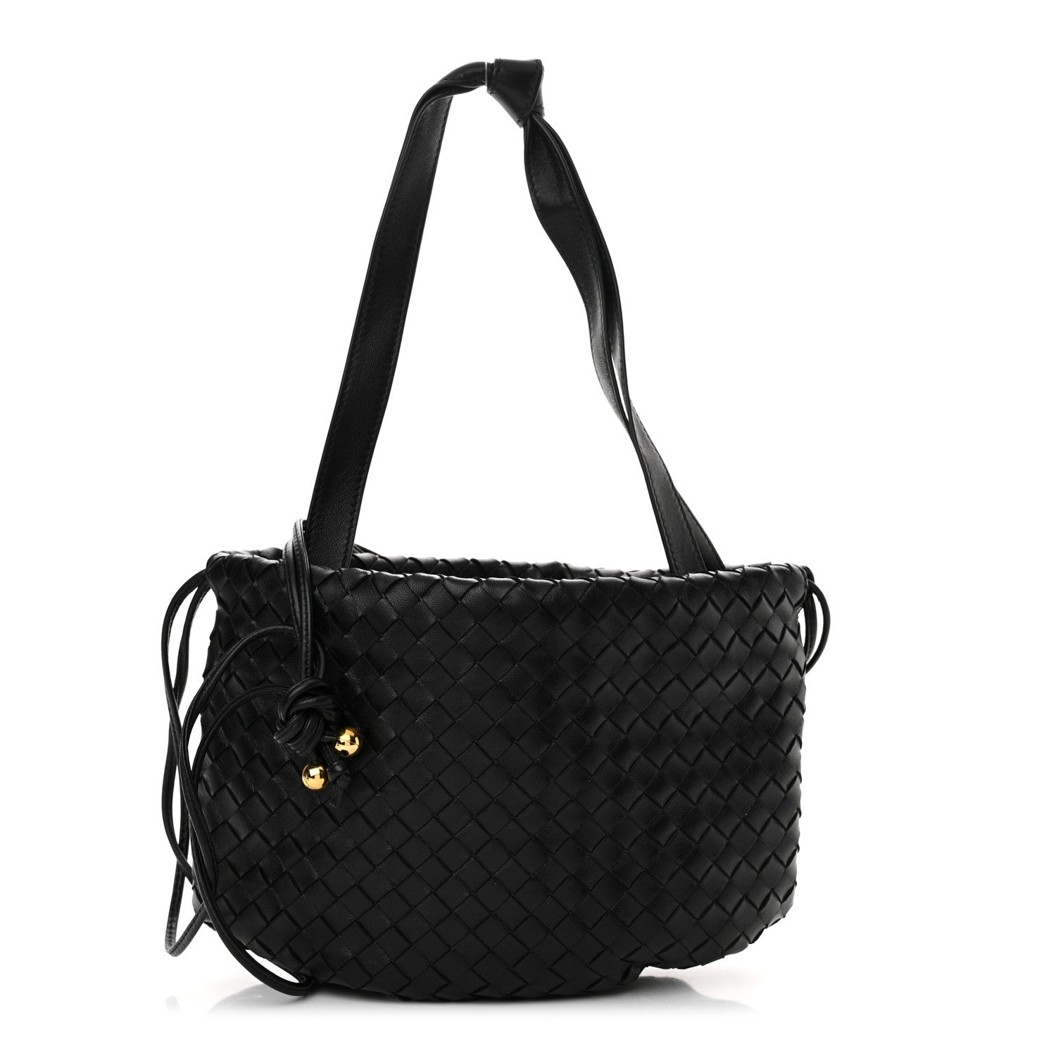 Bottega Veneta Nappa Intrecciato Small Bulb Black 1 of 10
